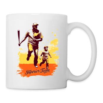 Baseball Fête des Pères Idée cadeau de la fête des mères - Mug blanc - blanc - Droite