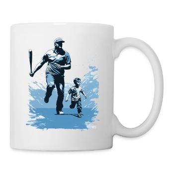 Baseball Fête des Pères Idée cadeau de la fête des mères - Mug blanc - blanc - Droite