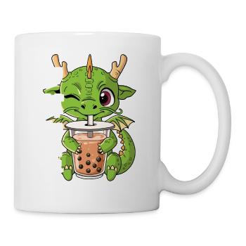 Boba Tea Drache Bubble Tea - Tasse - Weiß - Rechts
