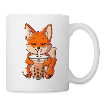 Boba Tea Fuchs Bubble Tea - Tasse - Weiß - Rechts