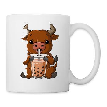 Boba Tea Ochse Bubble Tea - Tasse - Weiß - Rechts