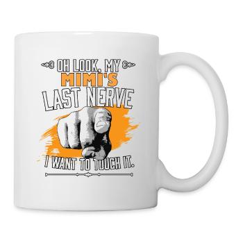 Look My Mimi's Last Nerve Funny Grandmother - Mug - white - Right