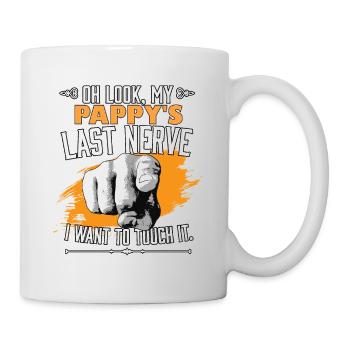 Look My Pappy's Last Nerve Funny Father Dad - Mug - white - Right