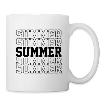 Summer - Tasse - Weiß - Rechts