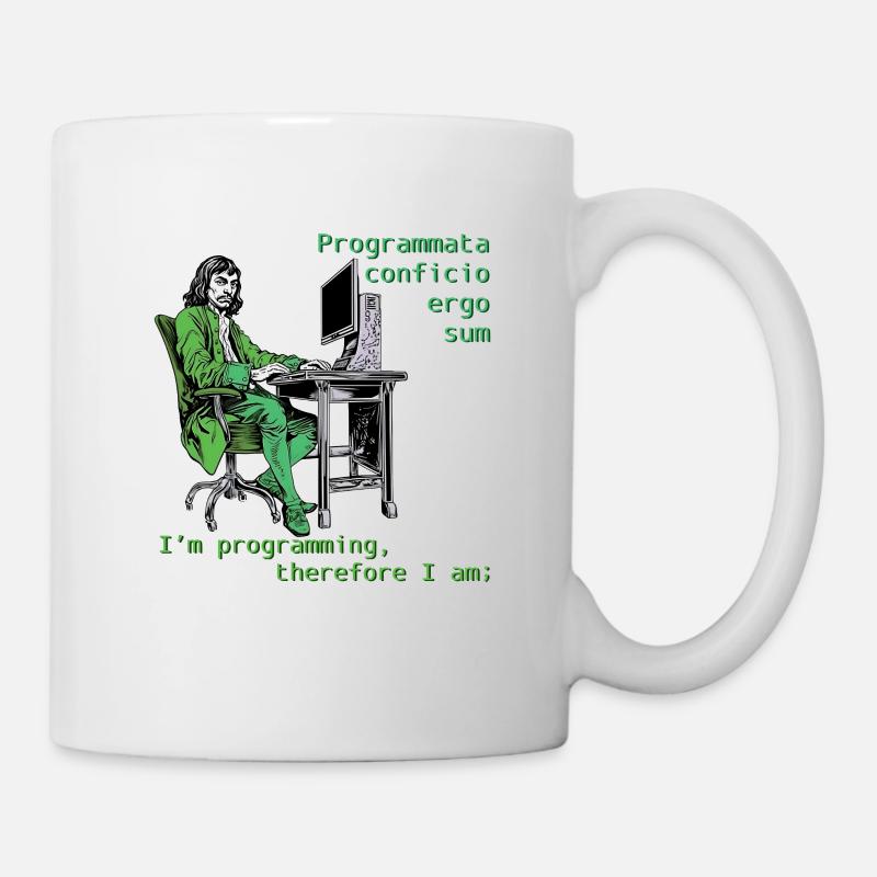 Je programme donc je suis - Mug blanc - blanc