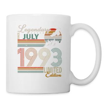 Juillet Millésime 1993 Born Legends Anniversaire - Mug blanc - blanc - Droite