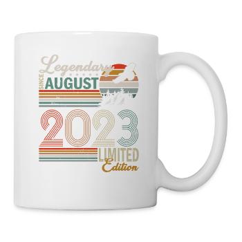 August 2023 Jubiläum 2023 Legenden August - Tasse - Weiß - Rechts