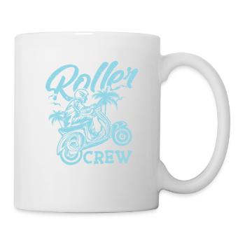 Roller Crew Scooter Motorroller Geschenkidee - Tasse - Weiß - Rechts