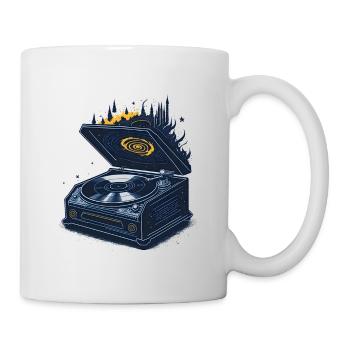 Tourne-disque Spaceman - Mug blanc - blanc - Droite