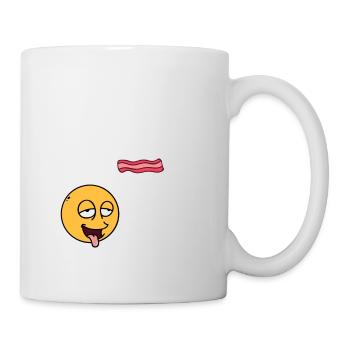 Mmmm Speck - Tasse - Weiß - Rechts