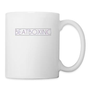 Lettrage de beatboxing - Mug blanc - blanc - Droite