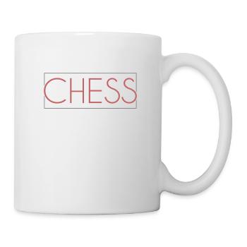 Lettrage d’échecs - Mug blanc - blanc - Droite