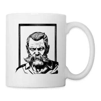 Alter Seemann - Tasse - Weiß - Rechts