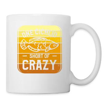 Un Cichlidé De Poissonnier Fou Poissonnier - Mug blanc - blanc - Droite