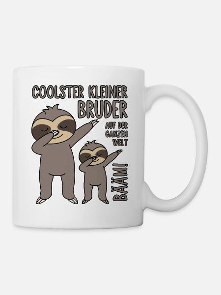 Bääm - Coolster kleiner Bruder auf der ganzen Welt - Tasse - Weiß