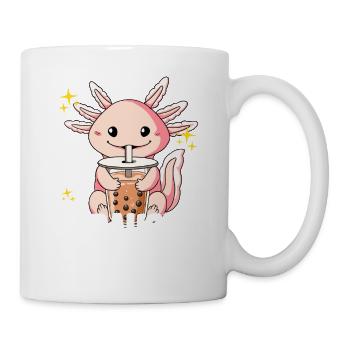Bubble Tea Axolotl Boba Tea Bobaholic - Tasse - Weiß - Rechts