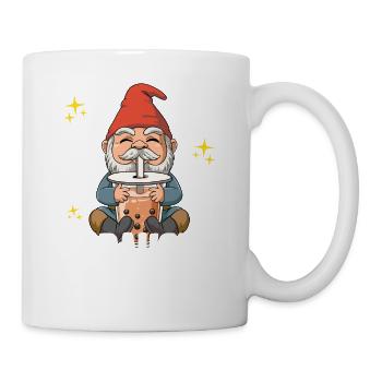 Bubble Tea Gnome Boba Tea Bobaholic - Mug - white - Right