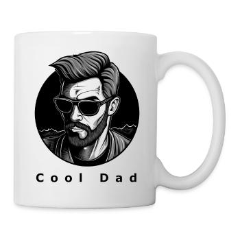 Papa cool - Mug blanc - blanc - Droite