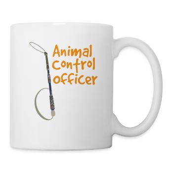 Tierkontrolleur Niemand weiß, was ich tue, bis ich - Tasse - Weiß - Rechts