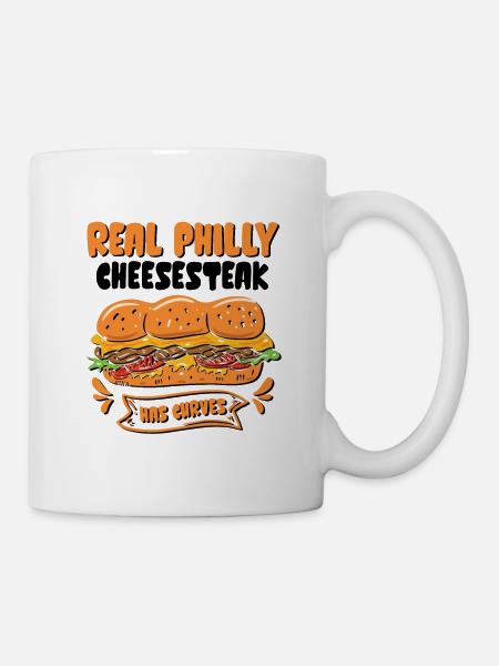 Philly Breakfast Sandwich - Tasse - Weiß