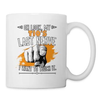 Look My Tio's Last Nerve Funny Uncle Matching - Mug - white - Right