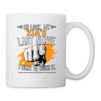Look My Zia's Last Nerve Funny Aunt Matching - Mug - white - Right