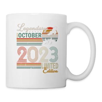 NÉ EN OCTOBRE 2023. - Mug blanc - blanc - Droite