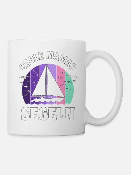 Segeln Segelboot beste Mama Muttertag Geschenk - Tasse - Weiß