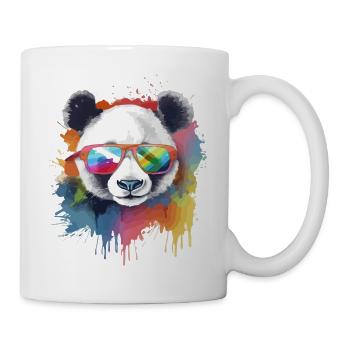 Ikko the bespectacled panda - Mug - white - Right