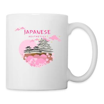 Esthétique japonaise Japon coeur Maison japonaise - Mug blanc - blanc - Droite