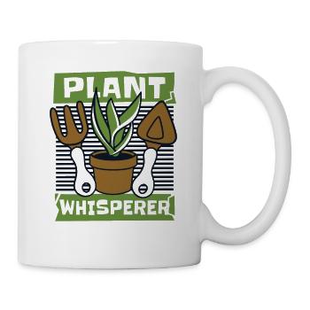 Plant Whisperer allotment garden allotment garden - Mug - white - Right