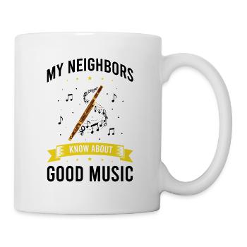 Orchestre et instrument à vent - Mug blanc - blanc - Droite