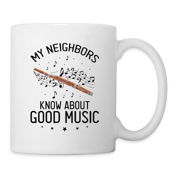 Bassoon Wind Instrument Design for Bassoonist - Mug - white - Right