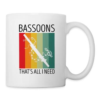 Orchestre et instrument à vent - Mug blanc - blanc - Droite
