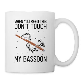 Fagottist für Fagottorchester und Fagottist - Tasse - Weiß - Rechts