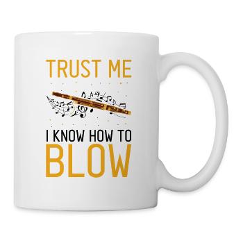 Basson pour basson, anche et bassoniste - Mug blanc - blanc - Droite