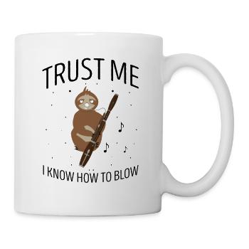 Bassoon Wind Instrument Design for Bassoonist - Mug - white - Right