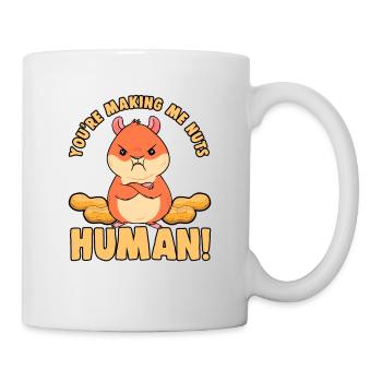 Fieser Hamster Niedliches Tier Hamsterliebhaber - Tasse - Weiß - Rechts