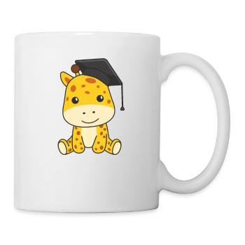 Kids Kindergarten nailed it Giraffe Graduation - Tasse - Weiß - Rechts