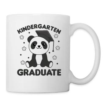 Kids Kindergarten graduate Panda Graduation - Tasse - Weiß - Rechts