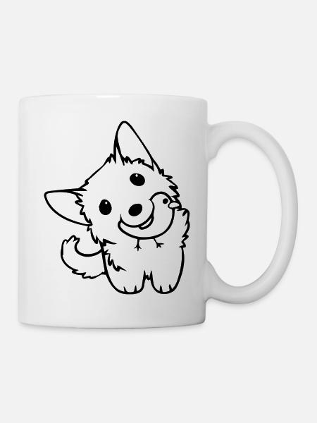 Hund Dog - Tasse - Weiß