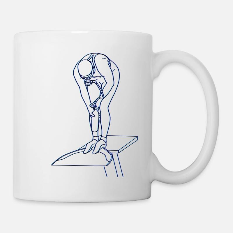 Finswimmer - Tasse - Weiß