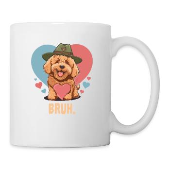 Goldendoodle Papa Chien mignon Maman Doodle Mama Chien - Mug blanc - blanc - Droite
