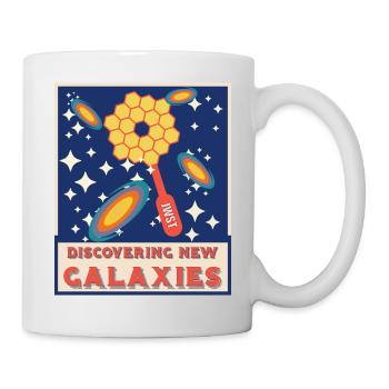 Discovering new galaxies - Mug - white - Right