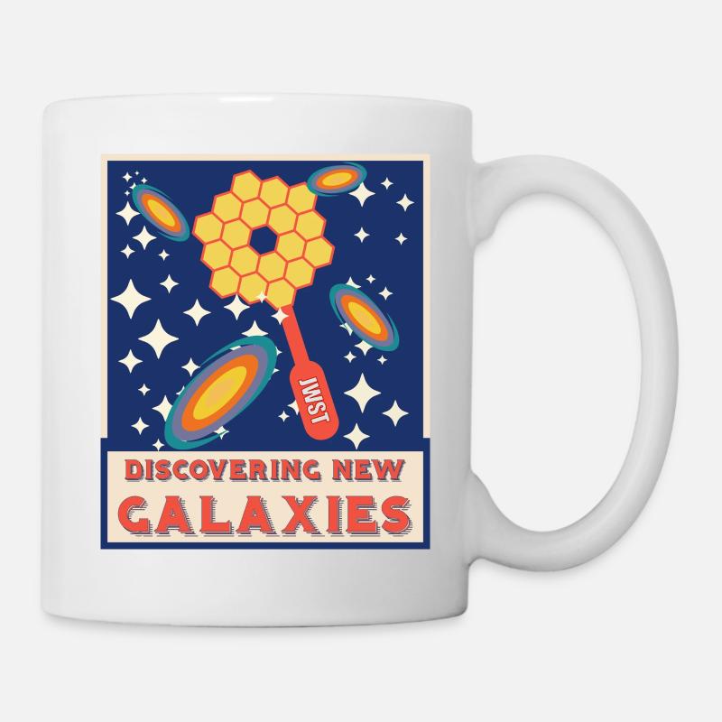 À la découverte de nouvelles galaxies - Mug blanc - blanc