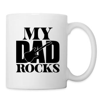 My Dad Rocks - Tasse - Weiß - Rechts