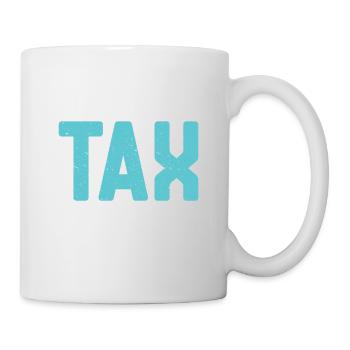 Saison des impôts Journée de l’impôt sur les dons de comptables CPA - Mug blanc - blanc - Droite