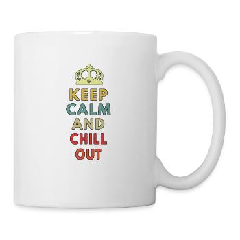 keep calm and chill out - Mug - white - Right
