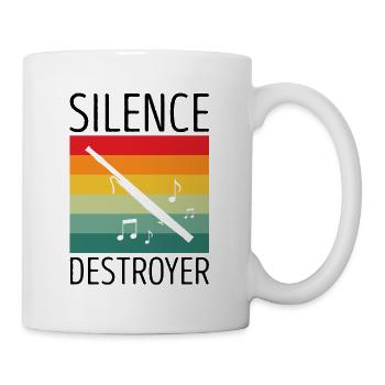 Basson pour basson anches et bassoniste - Mug blanc - blanc - Droite