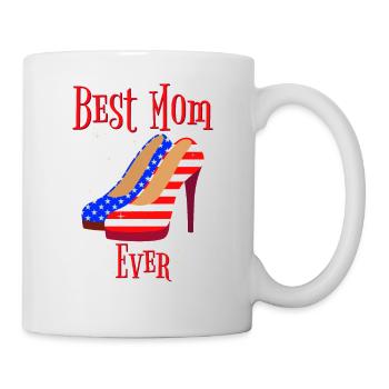 Best Mom Ever to Daughter Women Mom Kids, Mother - Mug - white - Right